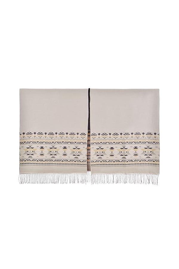 Lifetooler Poncho pour Femme Cardigan à Devant Ouvert Cape réversible dhiver Cape imprimée surdimensionnée Couverture en Tar