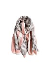 LumiSyne Hiver Écharpe En Cachemire Châle De Mode Pour Femmes Pied De Poule Classique Pashmina Foulards Frange Douce Chaud Lo
