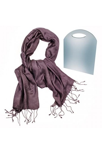 BEAT Écharpe Châle Unisexe gris fer Viscose Modal Design Collection 70 x 180 cm +FR