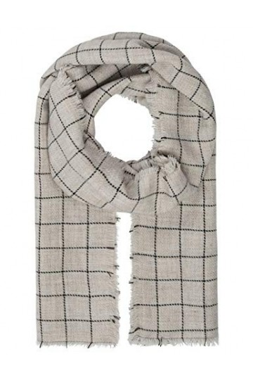 APART Fashion Plaid Shawl Écharpe pour Temps Froid, Beige, 0 Femme