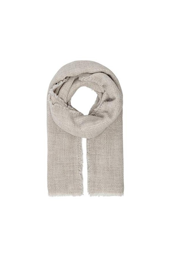 APART Fashion Woven Shawl Écharpe pour Temps Froid, Beige, 0 Femme