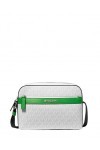 Michael Kors Cooper Sac à bandoulière pour appareil photo, Vert fluo, Medium
