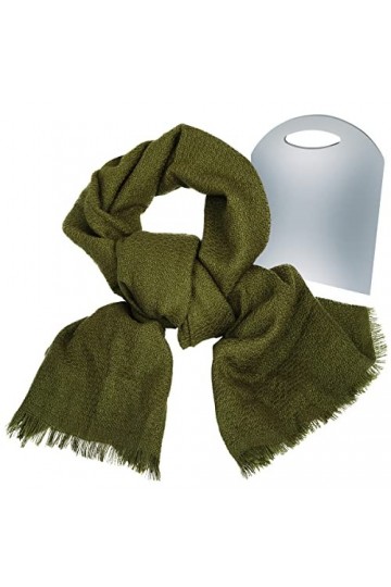 Châle Femme Coton Mixte Modal Collection BEAT 70 x 190 cm Vert Mousse