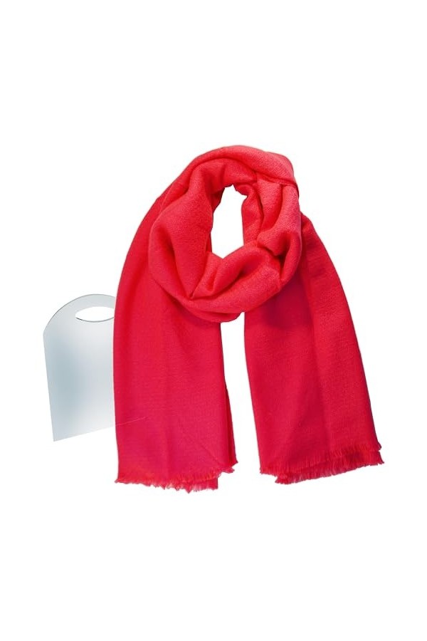 Chal Mujer Mixto Algodón Modal Rojo Fuxia Colección BEAT 70 x 190 cm