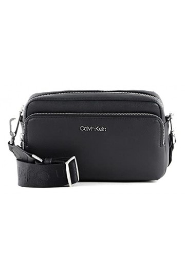 Calvin Klein Sac Bandoulière Femme Ck Must Camera Bag Petit Modèle, Noir Ck Black , Taille Standard