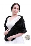 Sither Châle en fausse fourrure pour femme
