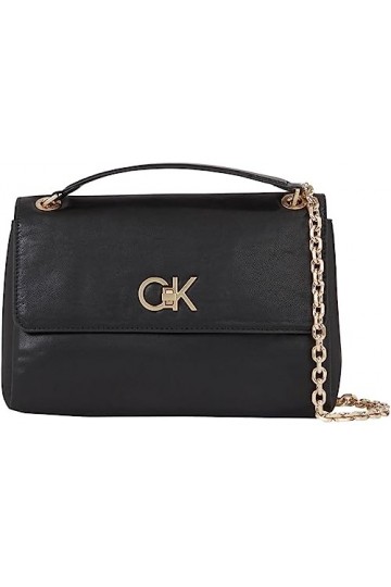 Calvin Klein Sac à bandoulière Ew Conv Relock, Crossovers Femme, CK Noir, Taille Unique
