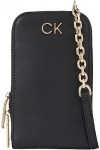 Calvin Klein Sac à bandoulière pour téléphone reverrouiller, Accessoire Technique Femme, CK Noir, Taille Unique