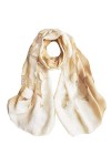 iEverest Foulard Soie et Lin Femme Écharpe Châle de Plage Hijab Soie et Lin Femme Echarpes Elégant Wrap Motif de Broderie Des
