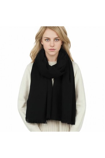 SWAT PANY Écharpes pashmina pour femme - Châles et écharpes pour femme - Pour mariage et hiver, bleu marine, L