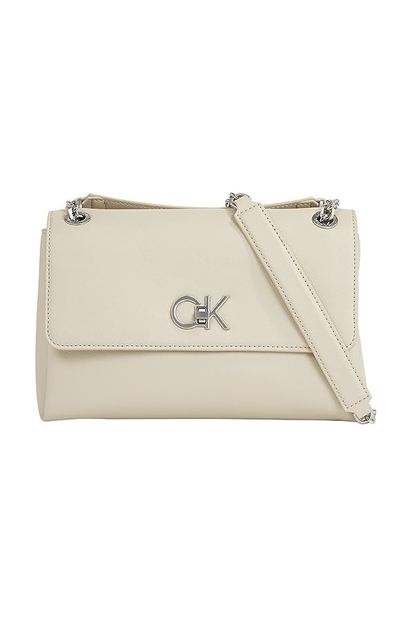 Calvin Klein Re-Lock Ew Crossboody Conv, Crossovers Femme, CK Noir, OS