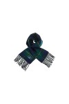 Clans of Scotland - Écharpe tartan écossaise pure laine dagneau écossaise clan 100 % laine – Écharpe tartan en pure laine – 