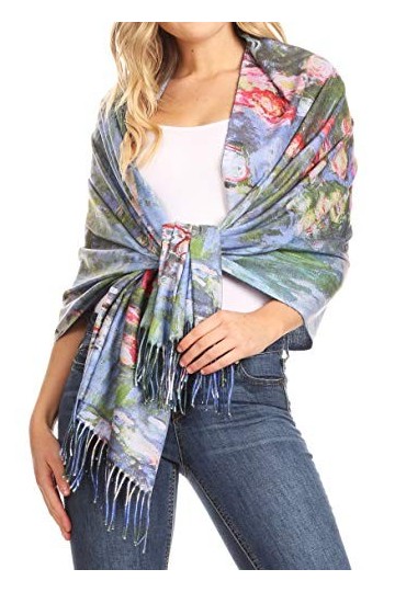 Sakkas 1922 - Oria - Étole à col châle doux et coloré pour femmes