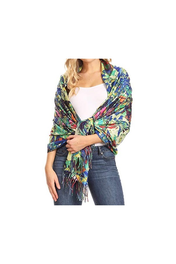 Sakkas 1922 - Oria - Étole à col châle doux et coloré pour femmes