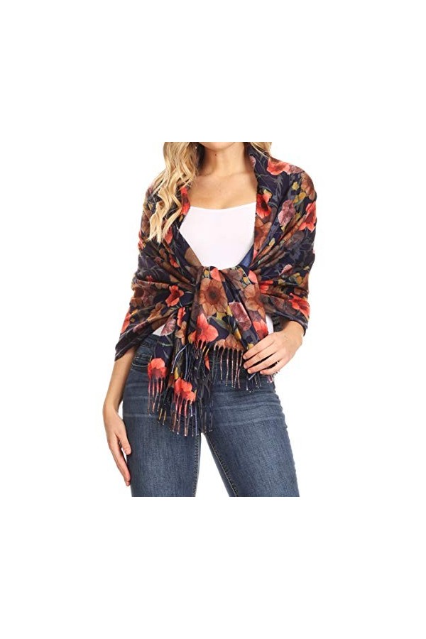 Sakkas 1922 - Oria - Étole à col châle doux et coloré pour femmes