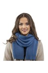 VIVISENCE Écharpe Classique Et Élégant 7104, Bleu Clair,UNI