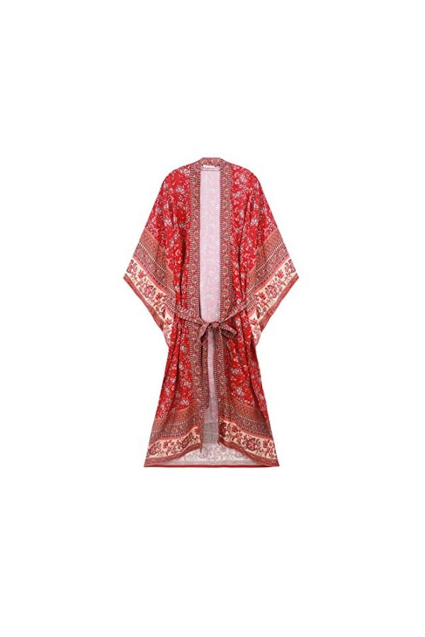 R.Vivimos Kimono ample à imprimé floral pour femme - - M