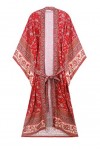 R.Vivimos Kimono ample à imprimé floral pour femme - - M