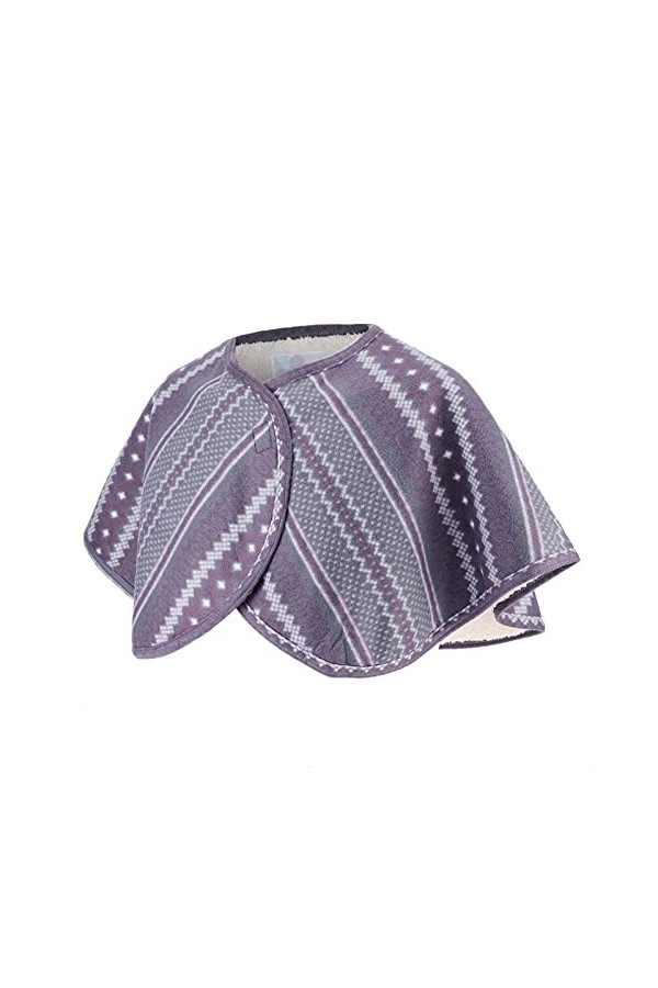 FILFEEL Cape Courte dÉpaule Chaude Hiver Chaud Châle Wrap Double Face en Peluche Chaud Épaule Cape Lavable Épaule Châle De P