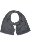 DDP AFCHE8PE50 - Foulard - Femme - Noir Black - Taille unique Taille fabricant: Taille Unique 