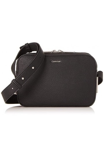Calvin Klein Sac Bandoulière Femme Ck Must Plus Camera Bag Petit Modèle, Noir Ck Black , Taille Standard