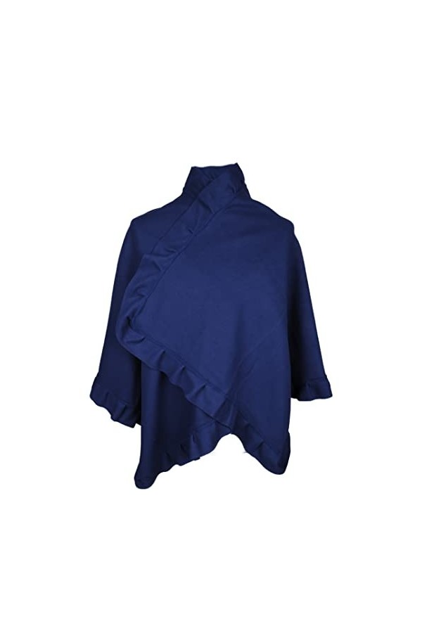 TOUTACOO, Poncho Cape Polaire - Poncho Femme - Couleur 01-Noir