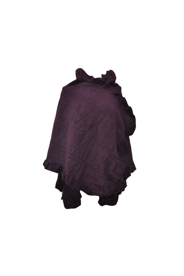 TOUTACOO, Poncho Cape Polaire - Poncho Femme - Couleur 01-Noir