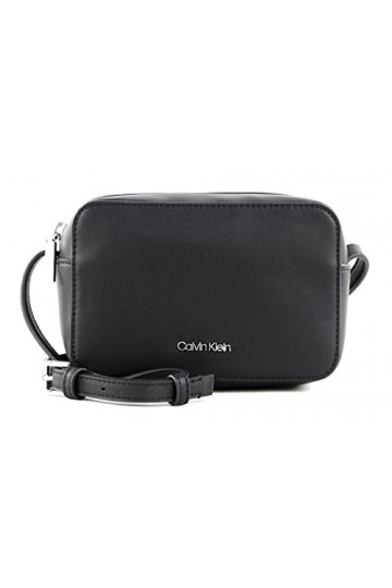 Calvin Klein Sac Bandoulière Femme Ck Must Camera Bag Petit Modèle, Noir Ck Black , Taille Standard