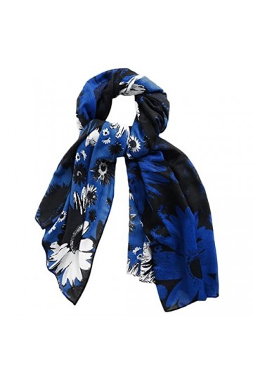 Desigual Foulard New Hero Rectangle Blue, Bleu, Taille unique, 2085-DAWN BLUE 