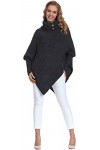 Merry Style Poncho Vêtement Femme M83N4 Poudre, One Size 
