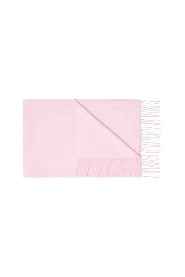 Montte Di Jinne Châle 100 % intérieur en cachemire super doux pour femme et homme Taille M - Rose - Taille Unique
