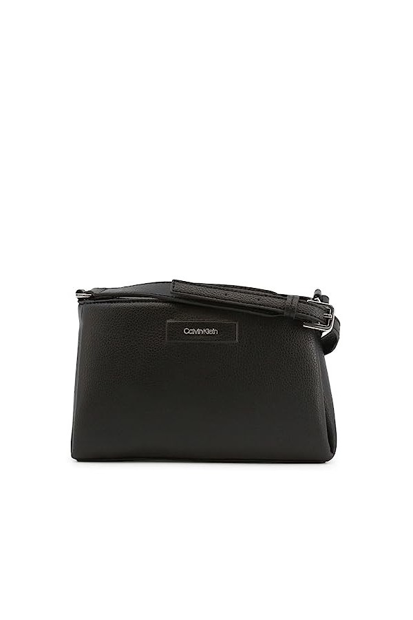 Calvin Klein Dressed Small Flap Crossbody, Habillé Femme, CK Black, Taille Unique