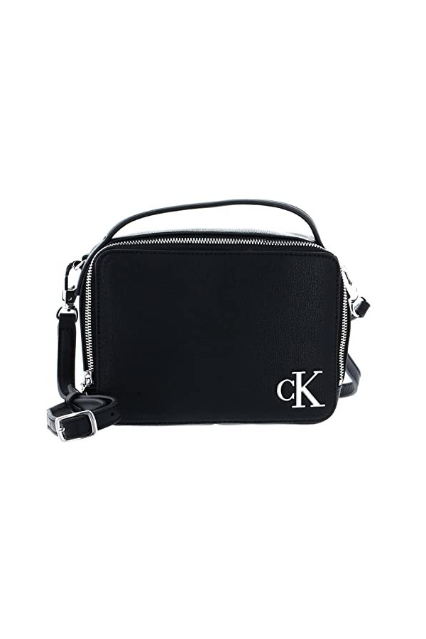 Calvin Klein CKJ Minimal Monogram Camera Bag 18 Black