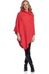 Merry Style Poncho Vêtement dhiver Femme 2V3T1 Beigemelange, One Size 