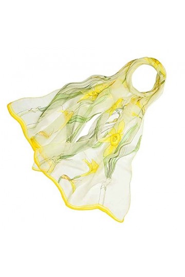 Signare Foulard pour femme 100 % soie légère et douce