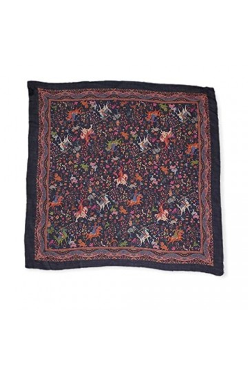 Marco Pascali Foulard Écharpe, Multicolore, 120x120 Femme