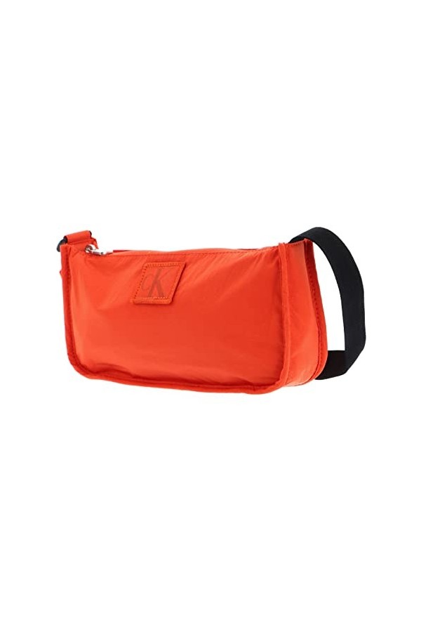 Calvin Klein City Sac à bandoulière en Nylon 25, Femme, Corail, Taille Unique