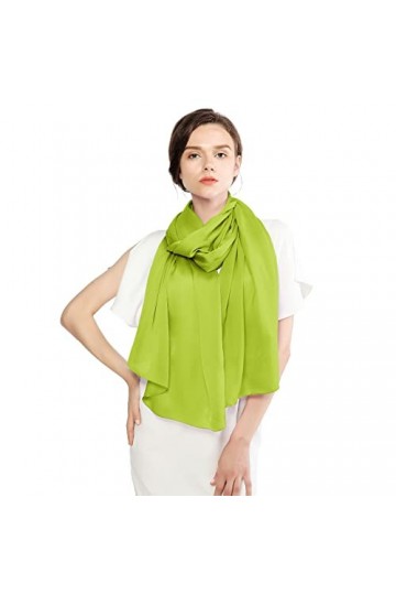 RIIQIICHY Écharpes pour femmes pashmina châles et écharpes pour femmes mariage comme écharpe en mousseline de soie pour le co