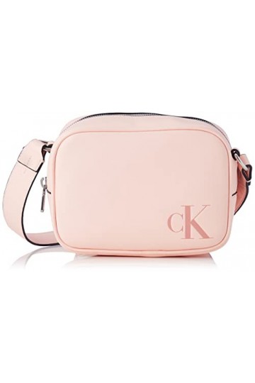 Calvin Klein Jeans Sac Bandoulière Femme Sculpted Camera Bag18 Mono en Similicuir, Pink Blush, Onesize