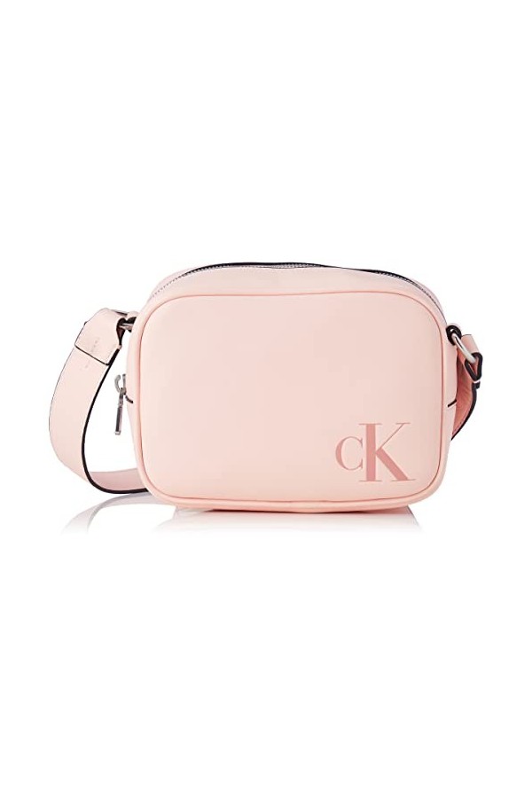 Calvin Klein Jeans Sac Bandoulière Femme Sculpted Camera Bag18 Mono en Similicuir, Pink Blush, Onesize