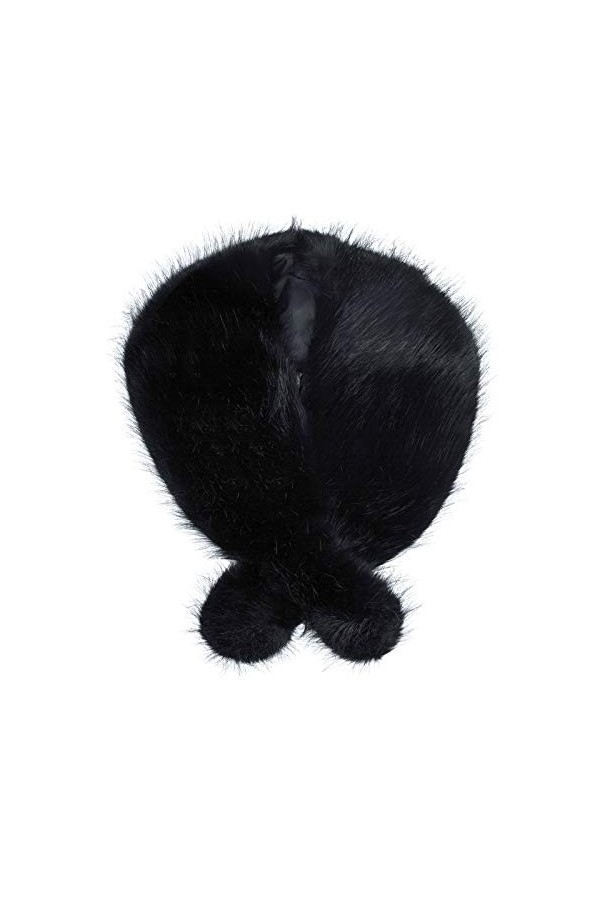 Futrzane Etola Echarpe Fausse Fourrure Châle Col d’hiver Blanc 