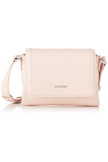 Calvin Klein CK Elevated Crossbody W/Flap, Sac Femme, Rose printanière, Taille Unique