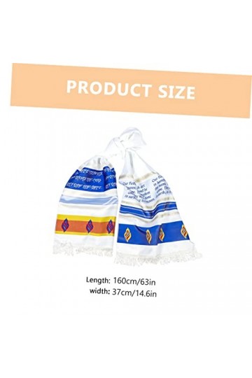 OSALADI Lot De 5 Serviettes De Prière Turbans Pour Hommes Et Femmes Châles Pour Femmes Châle De Paix Habillé Châle De Prière 