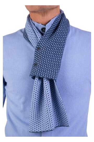 Écharpe pour homme en cachemire fabriquée en Italie, écharpe boutons bicolore pour femme, cache-cou en cachemire dhiver unis