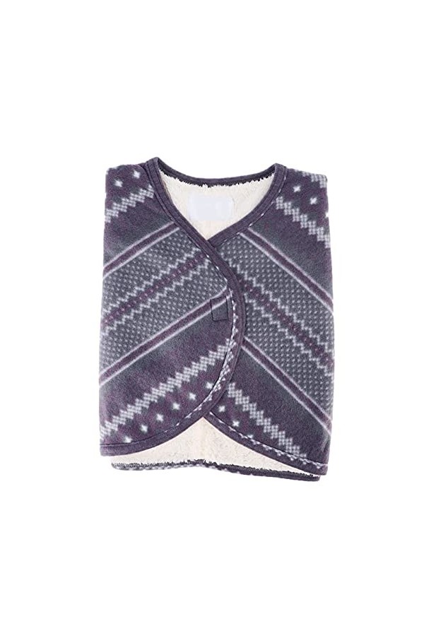 Jonlaki Châles Dépaule, Châles en Peluche Double Face pour Femmes âgées, Coussin Chauffant Lavable pour Le Cou, Châle Dépau