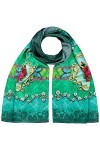 VON LILIENFELD Foulard Soie Femme Écharpe Cache-Nez Art Fleur Eva Maria Nitsche: Charming Roses