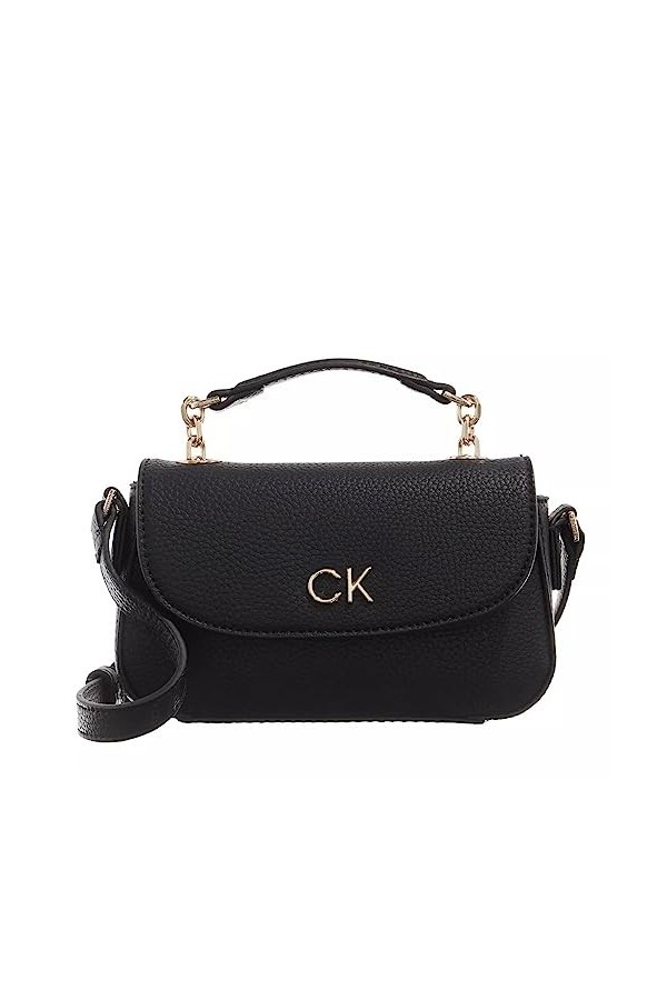Calvin Klein Re-Lock Crossbody With Flap PBL CK Black