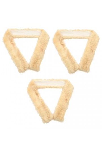 COHEALI 3 Pièces Faux Col Faux Châle Châle DHiver Femmes Foulards Châle Chaud Enveloppes Pour Femmes Cape DHiver Faux Hauss