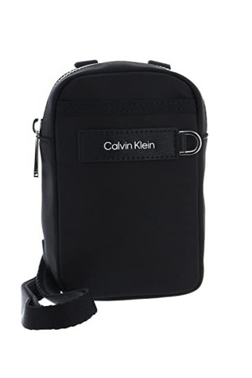 Calvin Klein Classic Repreve Convertible Zip Pouch CK Black