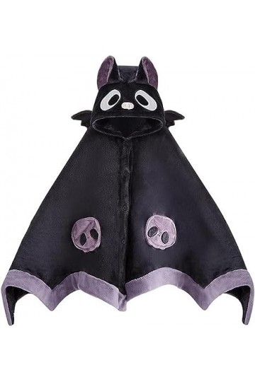 CIYEEA Mignon Couverture des Chauves-Souris Halloween Bat Cloak Cosplay Couverture Portable Super Doux Bats De Châle Cape Rob